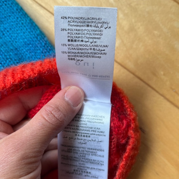 Oui striped sweater size US8 - Picture 3 of 4